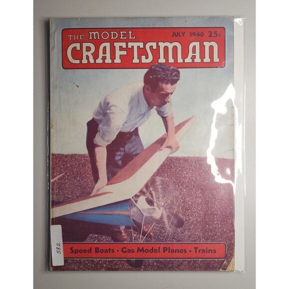1940 The Model Craftsman July Magazine of Mechanical Hobbies M582 - Picture 12 of 12